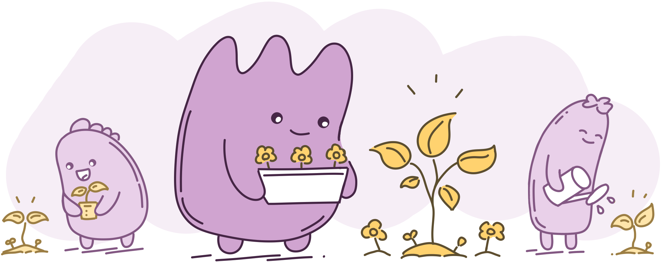 Personnages Mayenzel écologie, plantes